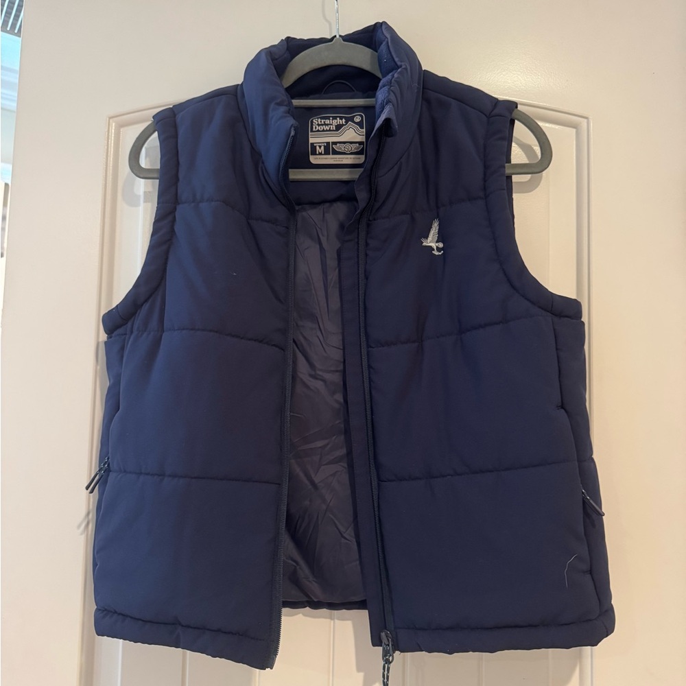 Navy Quilted Women's Vest